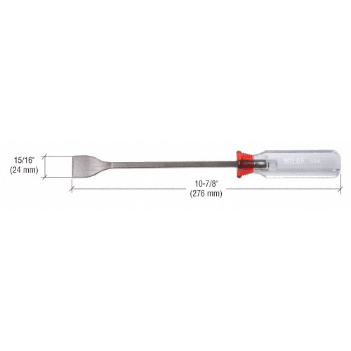 CRL Pinchweld Scraper with Clear Plastic Handle