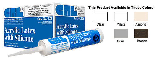 CRL White 321 Acrylic Latex with Silicone