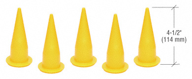 CRL Yellow Plastic Cone Nozzles