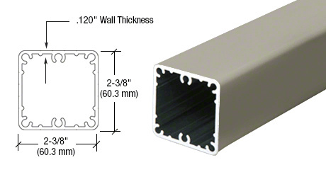 CRL Beige Gray 100 Series 42" Post Only
